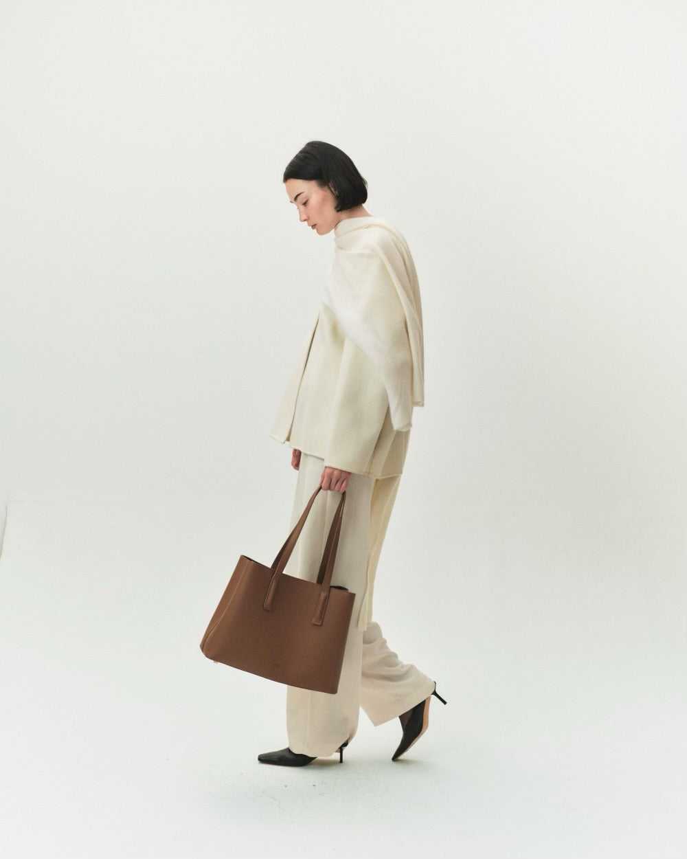 Linnea Tote Chestnut - Bucano Paris