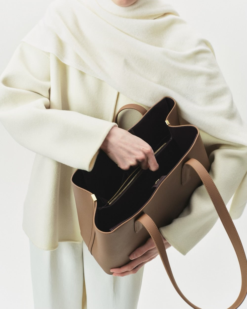 Linnea Tote Chestnut - Bucano Paris