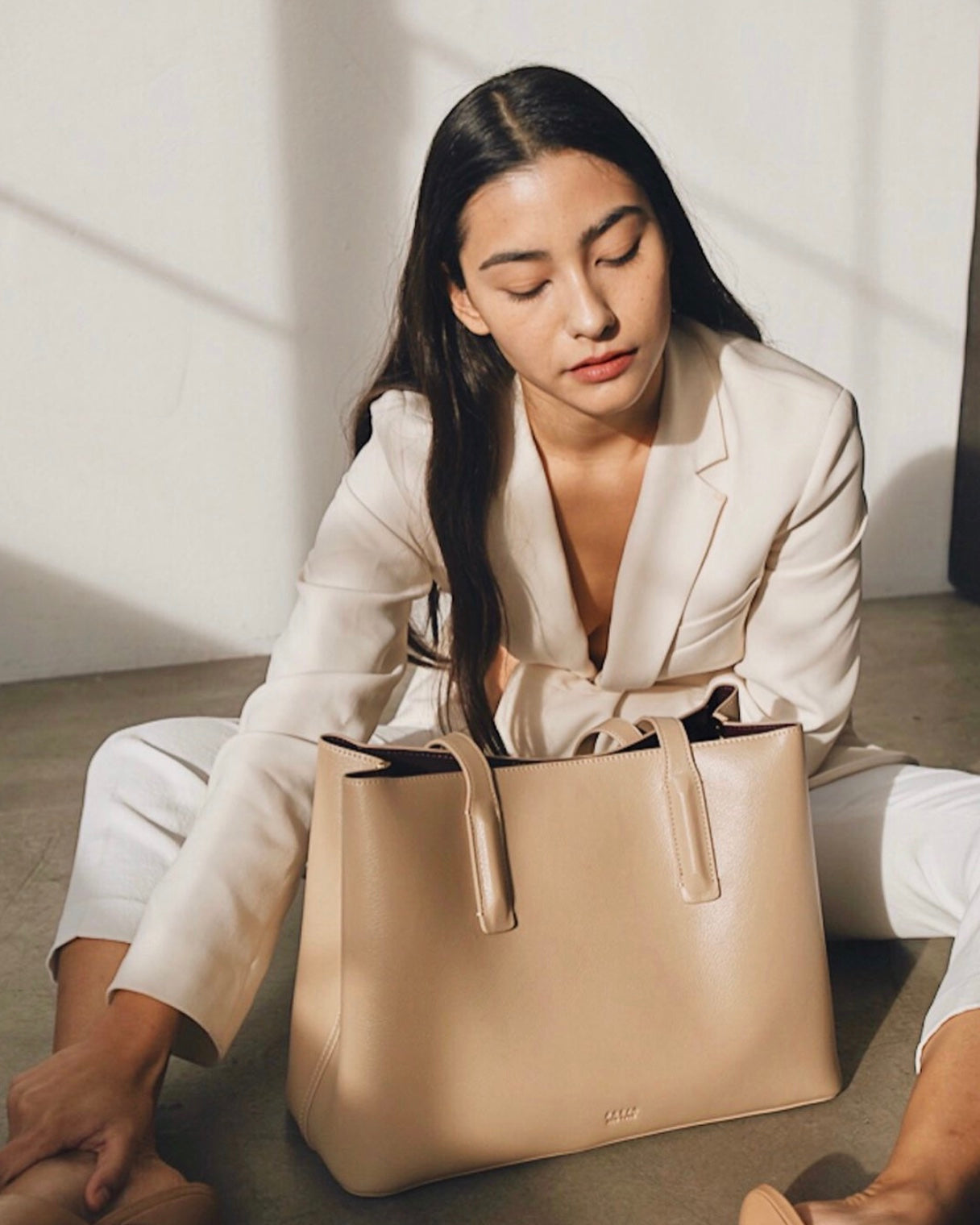 Linnea Tote Latte - Bucano Paris