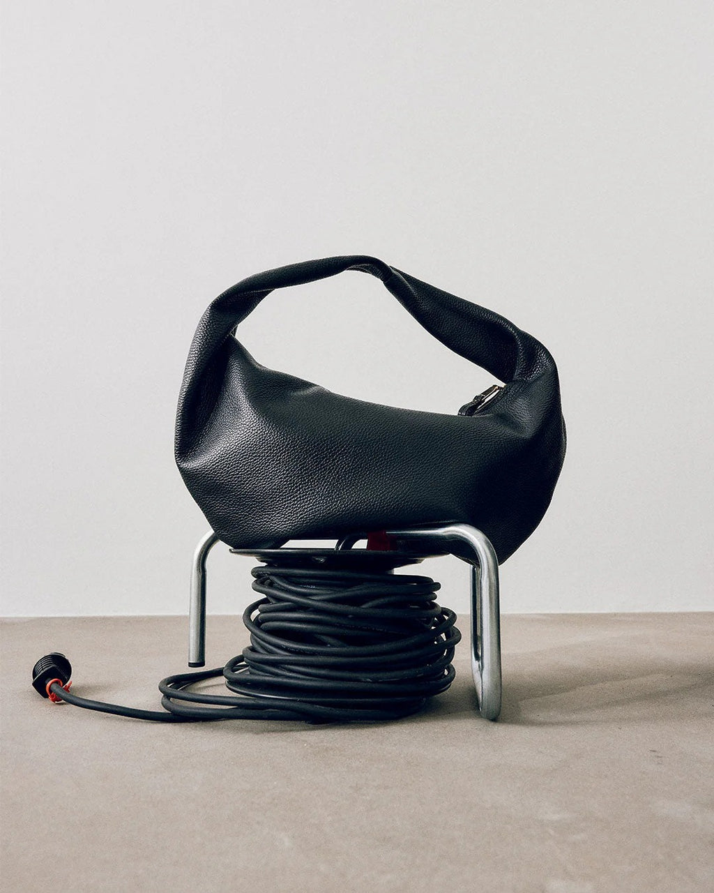 Alva Shoulder Bag Leather Black - Bucano Paris