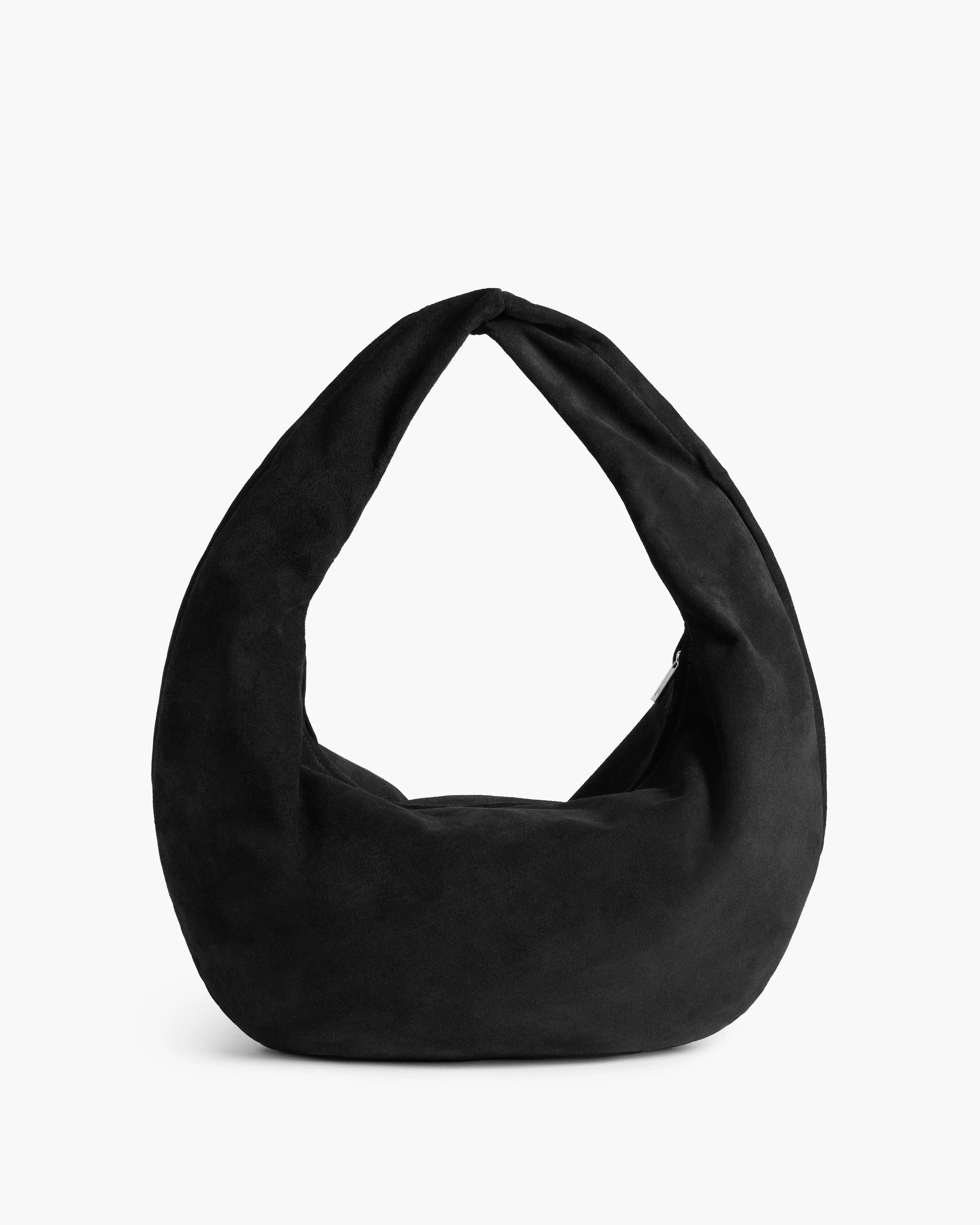 Alva Shoulder Bag Suede Black - Bucano Paris